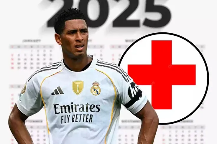 Real Madrid lo sốt vó: Bellingham có thể nghỉ hết năm 2025 vì chấn thương vai