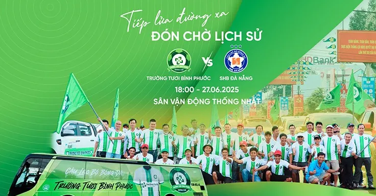 Người hâm mộ Bình Phước muốn phủ xanh sân Thống Nhất để 