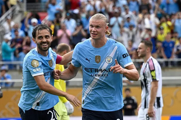Erling Haaland Ghi Bàn May Mắn, Man City Đại Thắng Juventus: Highlight Chạm Mốc 300 Bàn