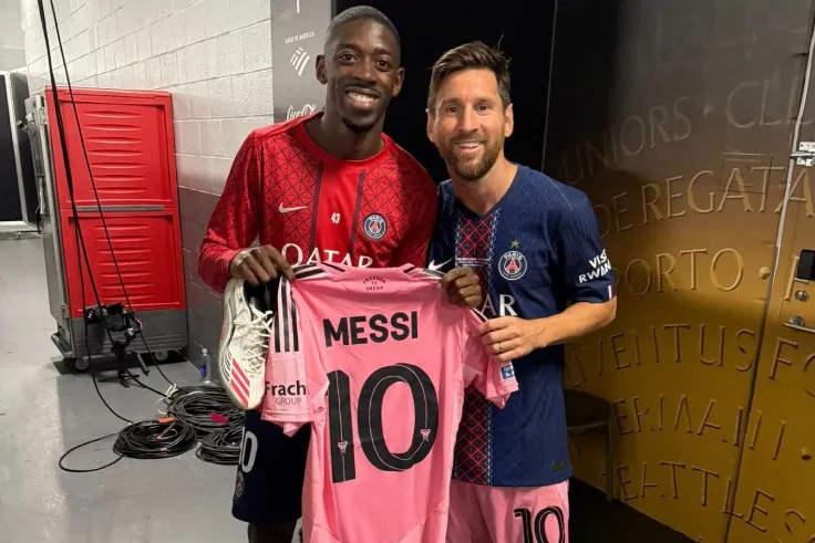 Messi nghẹn ngào sau thất bại trước PSG: Tái ngộ thầy cũ, đổi áo tri ân Dembele