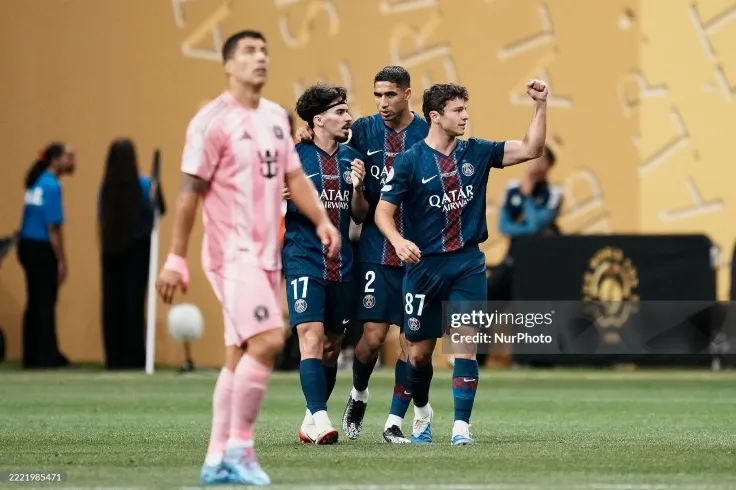 Khoảng cách giữa Inter Miami và 