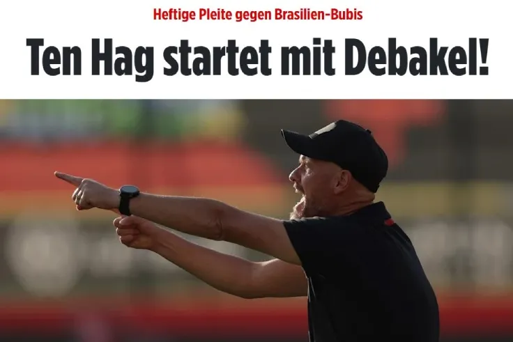 Ten Hag 'nếm trái đắng' ngày ra mắt Leverkusen: Báo Đức đồng loạt chỉ trích sau thất bại 1-5