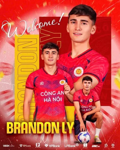 Brandon Ly gia nhập CLB Công an Hà Nội: Tiếp bước Nguyễn Filip và giấc mơ tuyển Việt Nam