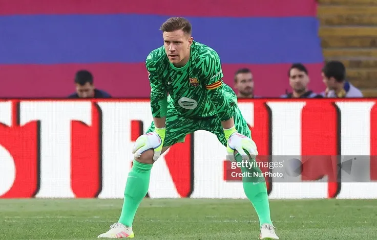 Hiện Ter Stegen vẫn là đội trưởng đội một