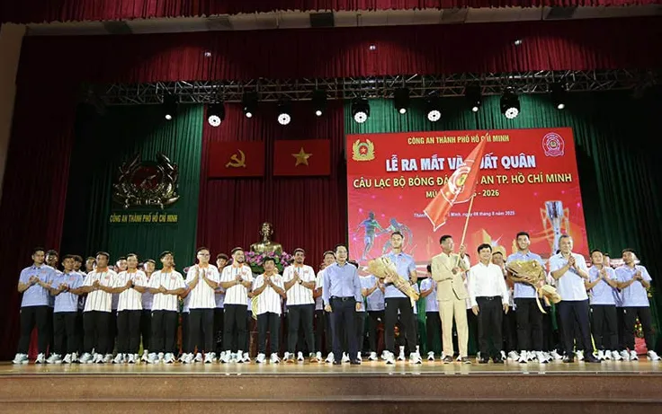 Lễ xuất quân mùa giải mới của CLB Công an TP.HCM