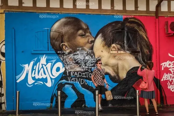 Lukaku vẫn tôn trọng Ibrahimovic dù cả hai mâu thuẫn gay gắt với nhau. ẢNH: EPA