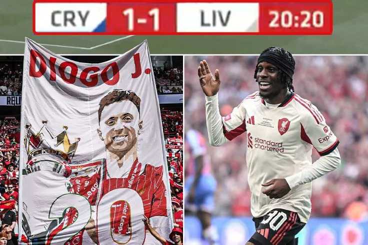 Liverpool Tưởng Nhớ Jota: Khoảnh Khắc "Nổi Da Gà" và Siêu Phẩm Frimpong trong Trận Siêu Cúp Anh