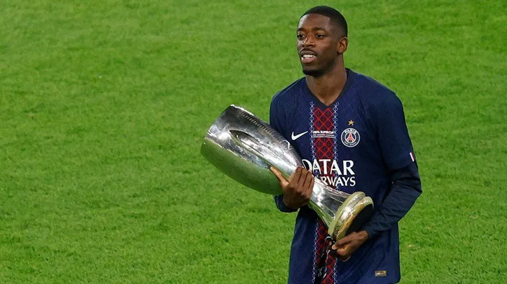 Danh hiệu Siêu cúp châu Âu giúp Dembele củng cố vị thế ứng cử viên hàng đầu cho danh hiệu Quả bóng vàng