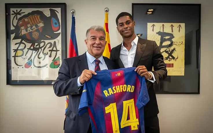 Rashford 'mắc kẹt' ở Barcelona: Nguy cơ lỡ trận mở màn La Liga vì Barca khủng hoảng tài chính