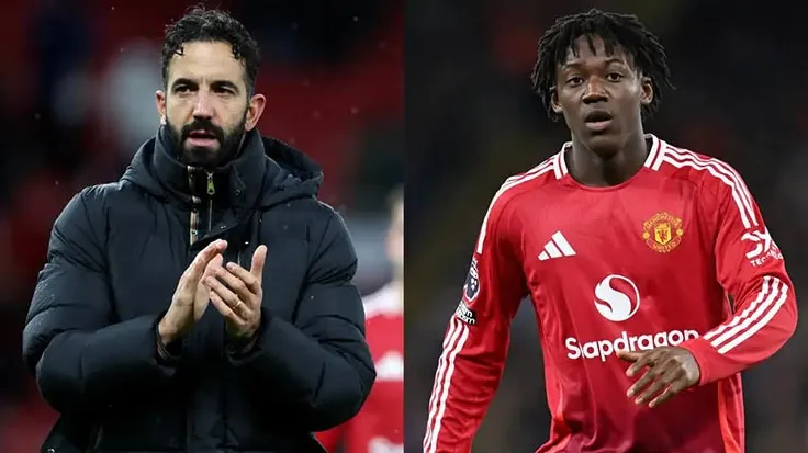 HLV Amorim không tin tưởng Mainoo