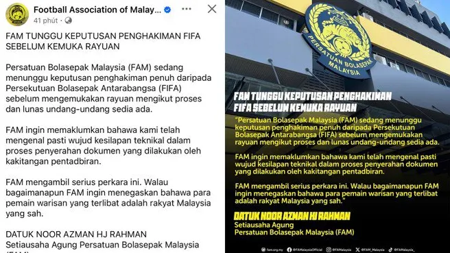 Malaysia đối mặt với 'bản án' FIFA: Cơ hội lật ngược tình thế mong manh?