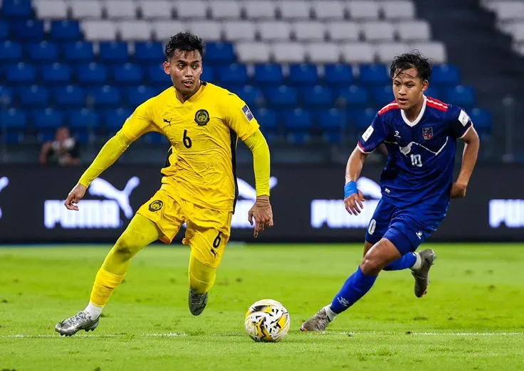 Nepal (áo xanh) hiện đứng cuối bảng F sau 2 trận toàn thua