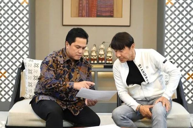 Thành tích cao của ông Shin tại Indonesia có sự hỗ trợ lớn từ chủ tịch Thohir