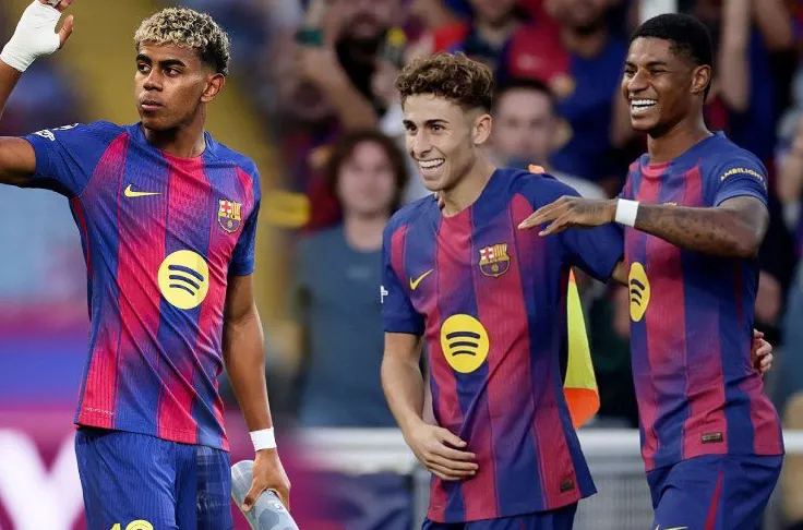 Yamal bùng nổ nhờ sự hỗ trợ đắc lực từ Fermin - Rashford