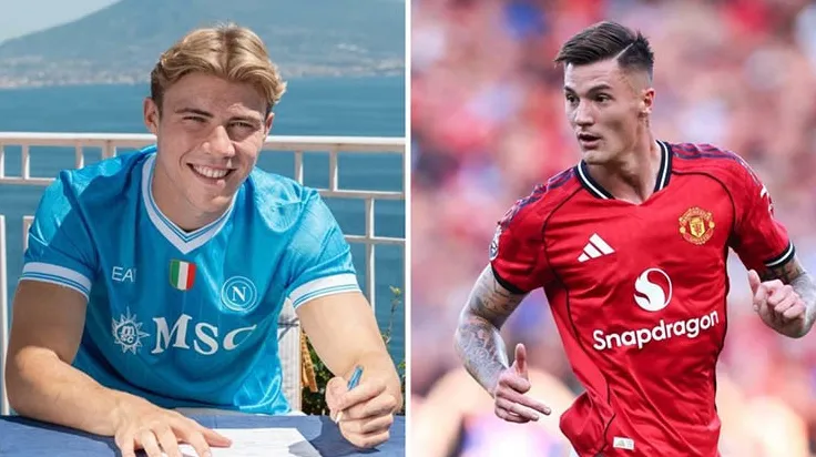 Hojlund tỏa sáng ở Napoli, còn Sesko dần bắt nhịp tại MU