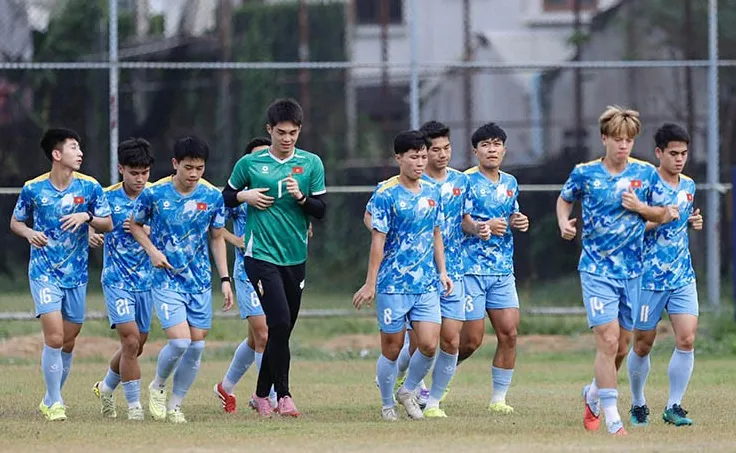 U22 Việt Nam họp kín, bàn đấu pháp đá bán kết SEA Games 33 - 7