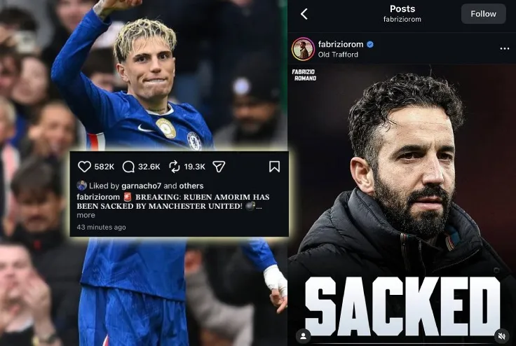 Garnacho "Thả Tim" Tin MU Sa Thải HLV Amorim: Dấu Hiệu Căng Thẳng Ngầm Dưới Thời HLV Bồ Đào Nha